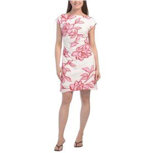 WHITE CLOSET Off The Shoulder Floral Mini Dress